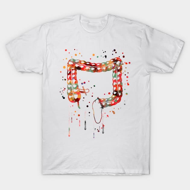 Lower gastrointestinal tract T-Shirt by RosaliArt